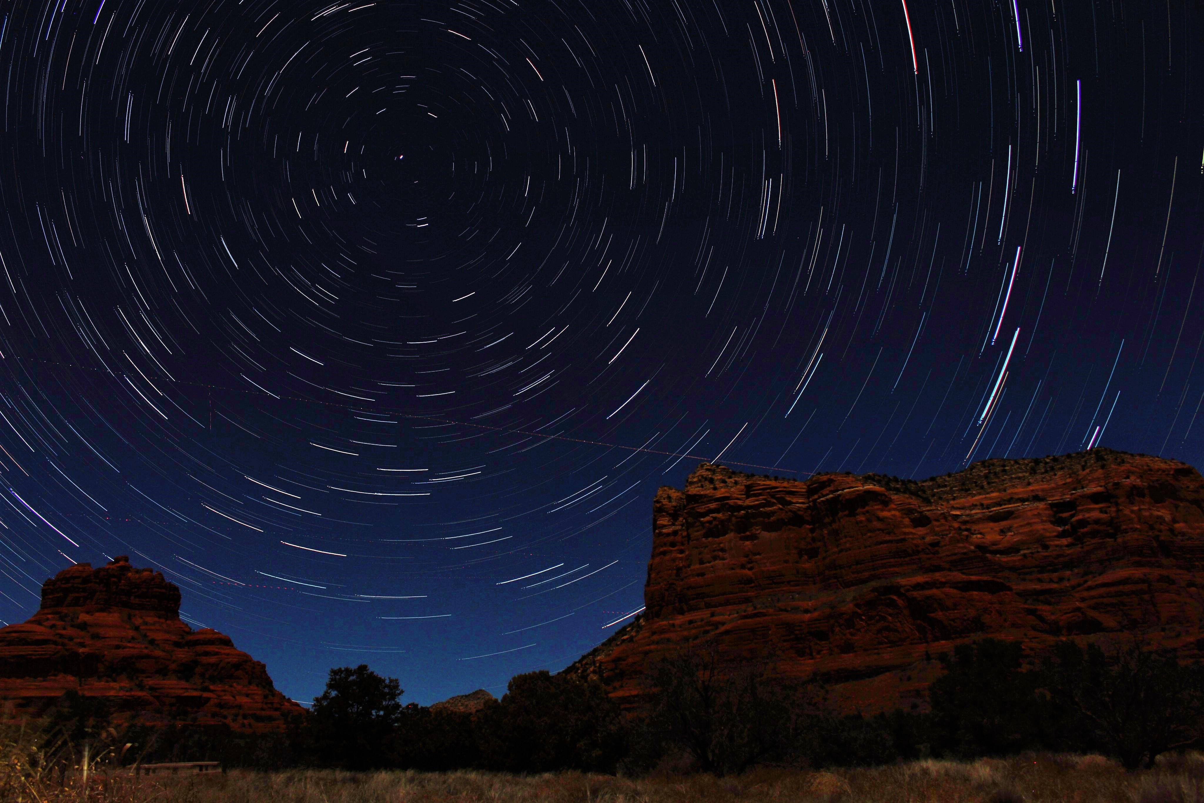 Star trails